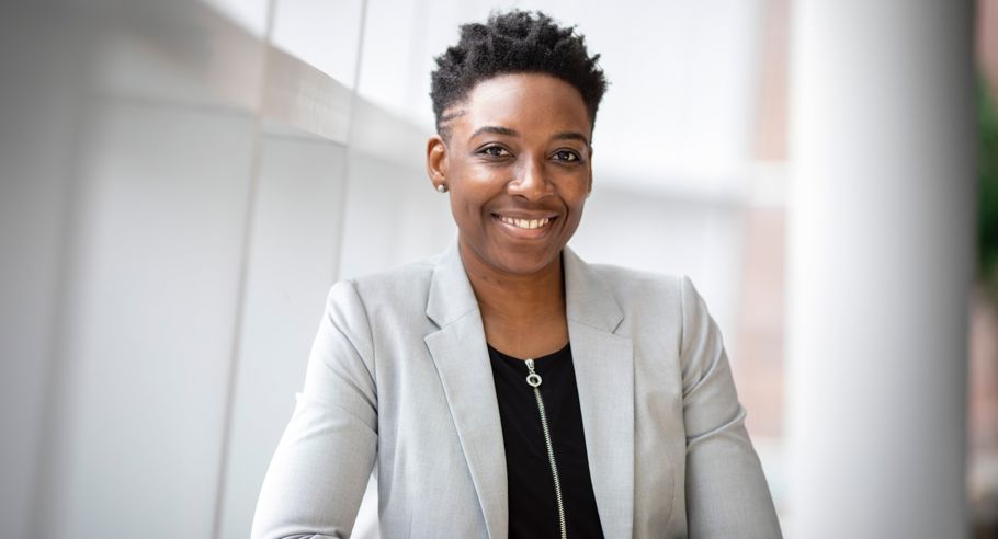 Portrait of a woman in a suit 