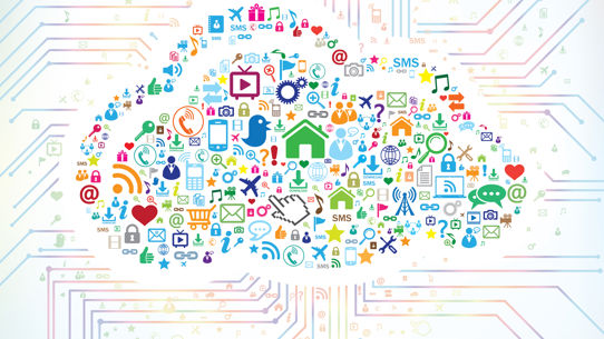 A mindmap of internet symbols